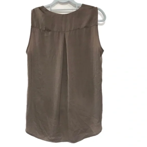 Kut from the Kloth Brown Drape Sleeveless Top - Picture 2 of 7